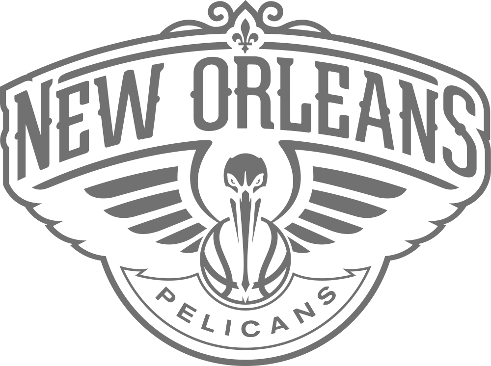 New Orleans Pelicans design preview on iPhone 16 Pro screen protector