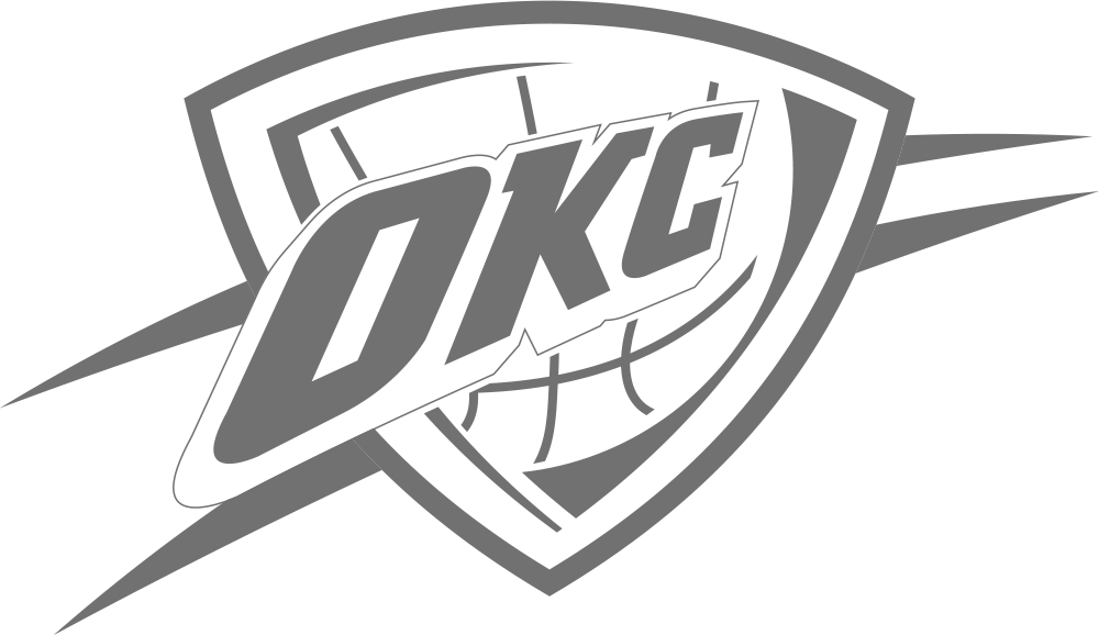 Oklahoma City Thunder design preview on iPhone 16 Pro screen protector