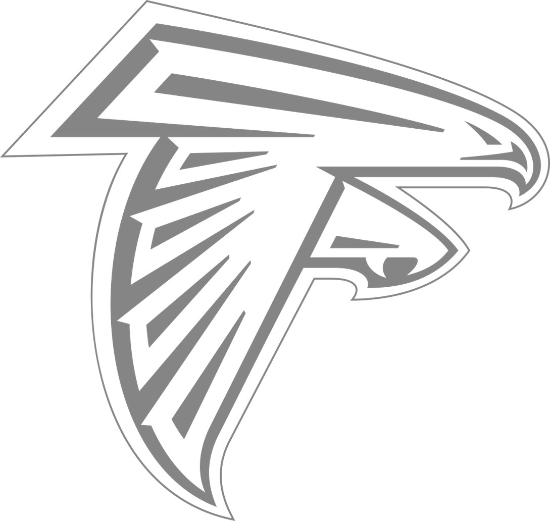 Atlanta Falcons design preview on iPhone 16 Pro screen protector