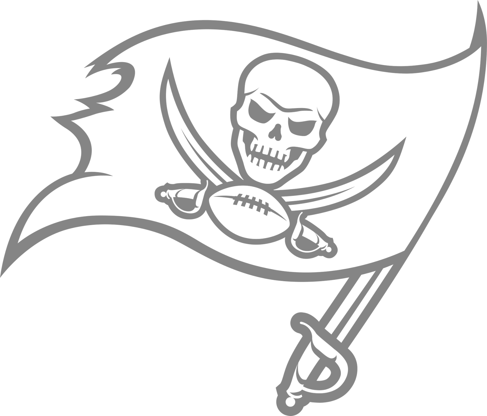 Tampa Bay Buccaneers design preview on iPhone 16 Pro screen protector